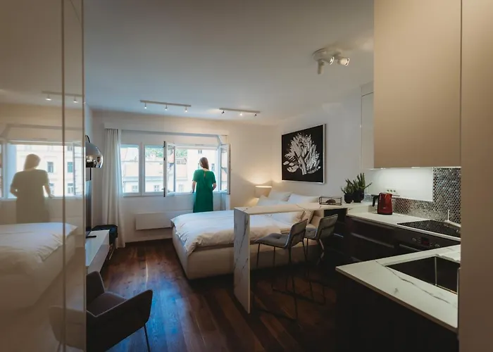 Romantic Jump Overlooking River, Free Parking リュブリャナ